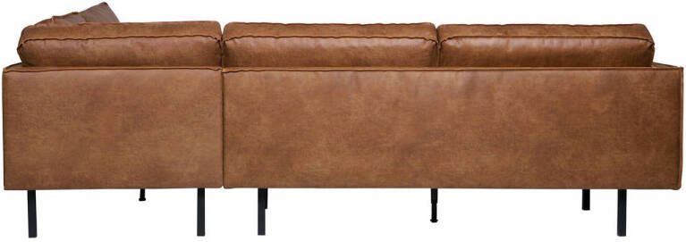 BePureHome Rodeo Hoekbank Rechts Recycle Leer Cognac 85x266x86 - Foto 4