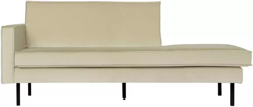 BePureHome WOOOD Rodeo Daybed Links Polyester Pistache 85x203x86