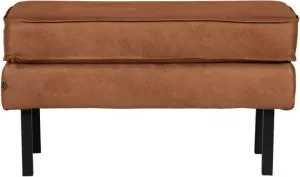 BePureHome Rodeo hocker op poten Recycle Leer Cognac 45x84x54