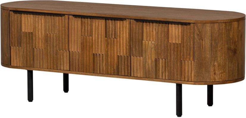 WOOOD Tv-meubel Effortless TV-dressoir Commode met drie deuren en twee opbergvakken H 50 cm x B 147 cm - Foto 3