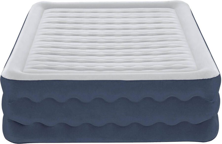 Bestway Tritech TruLeisure Queen Luchtmatras met Ingebouwde Elektrische Pomp en Antimicrobiële Coating 2 03 m x 1 52 m x 51 cm