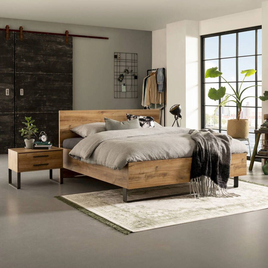 BBright Beter Bed Select Bed Craft 140 x 220 cm Tweepersoonsbed Eiken