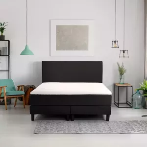 Beter Bed Basic Box Ambra vlak met gestoffeerd matras 120 x 200 cm