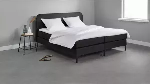 Beter Bed Basic Beter Bed box Manchester met gestoffeerd matras 140x200 zwart