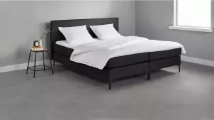 Beter Bed Basic Beter Bed box Oxford met gestoffeerd matras 140x200 cm zwart