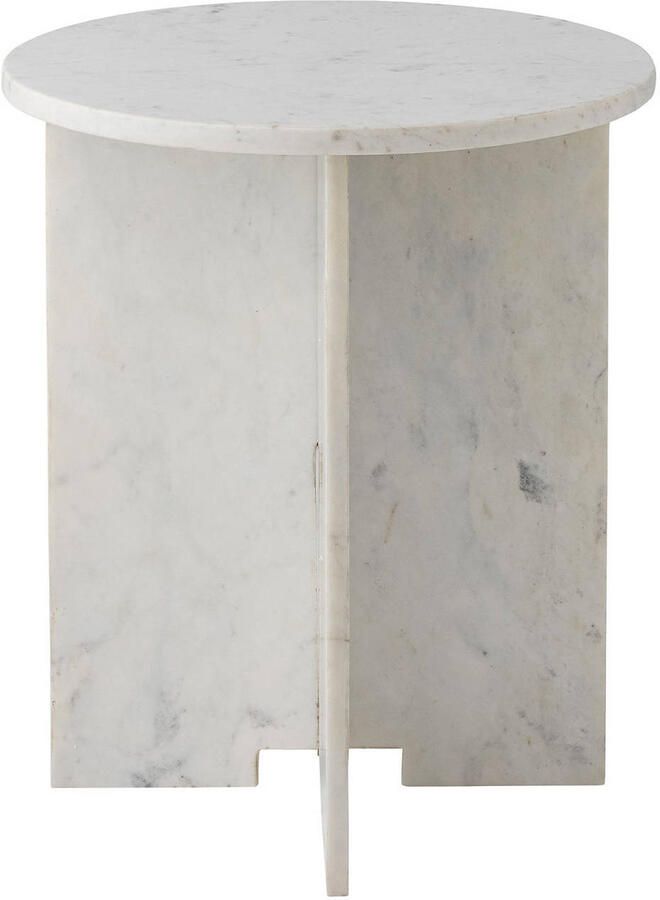 Bloomingville Jasmia Bijzettafel 53 x Ø 46 cm Wit - Foto 4