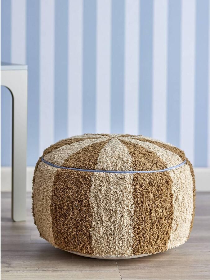 Bloomingville Poef Charoline Beige - Foto 3