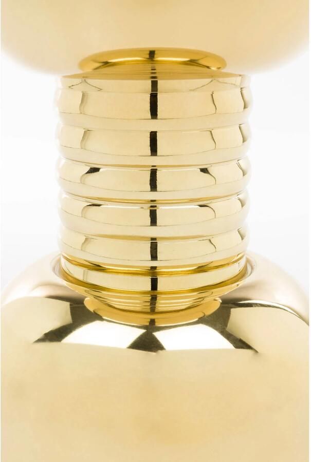 Bold Monkey Gonna Make You Sweat Metal Bijzettafel kruk Rond 29 cm Goud - Foto 2