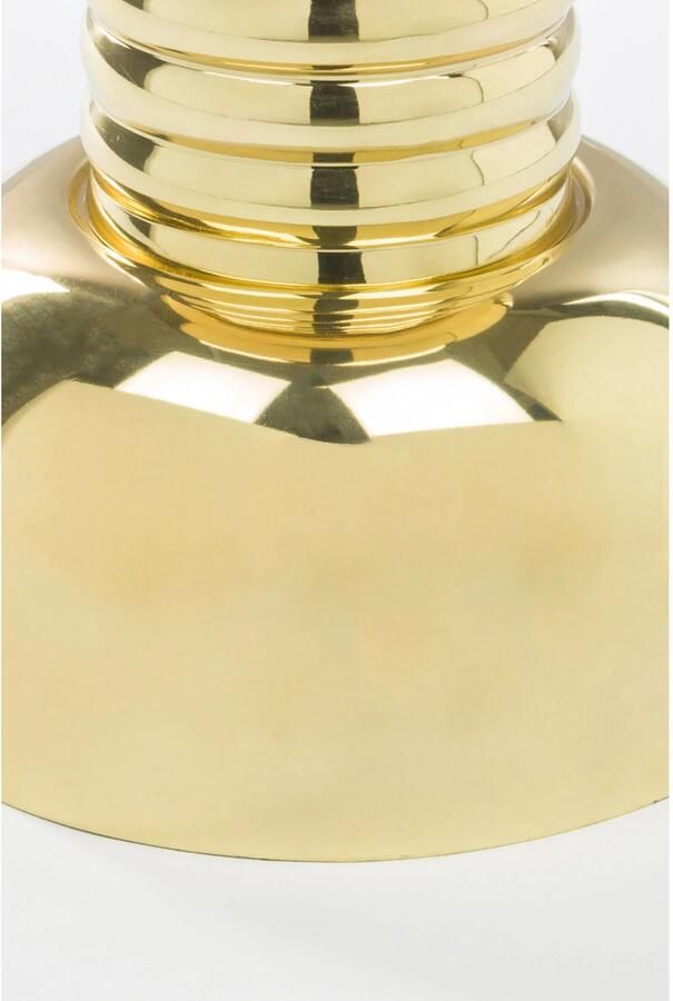 Bold Monkey Gonna Make You Sweat Metal Bijzettafel kruk Rond 29 cm Goud - Foto 3