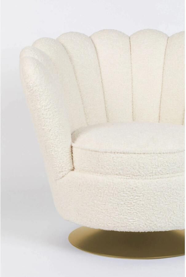 Zuiver BOLD MONKEY Mother Of All Shells Lounge Chair Teddy Natural - Foto 3