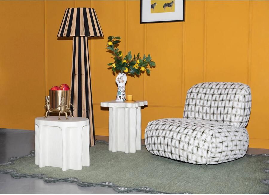 Bold Monkey Ritz Fauteuil Beige Groen Ritz Fauteuil Beige Groen - Foto 3