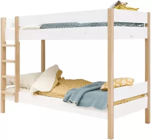 Bopita stapelbed 90x200 Lucas Wit Naturel Lucas (90x200 cm)