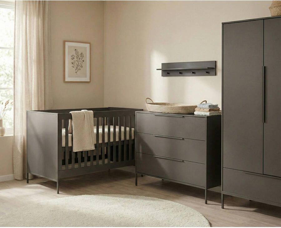 Born Lucky Meegroei Babykamer Lissabon Chocolate 3-Delig