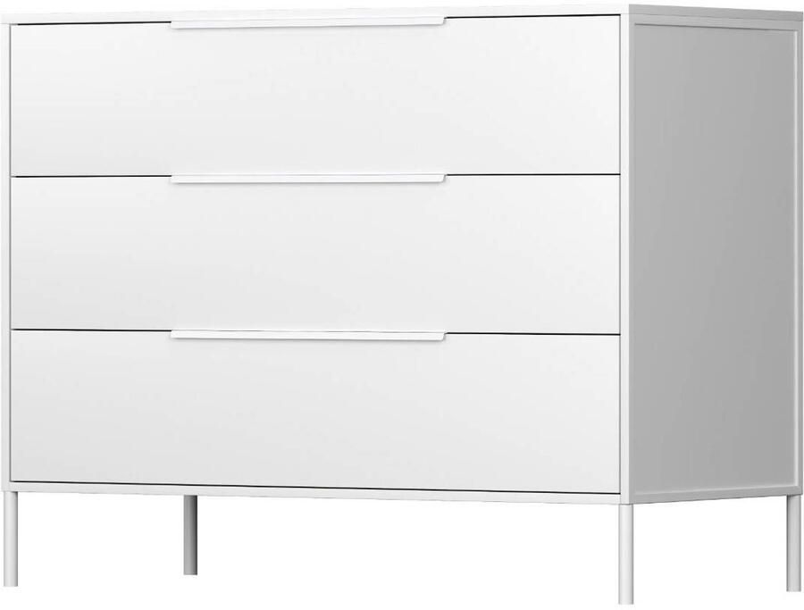 Born Lucky Tienerbed Napels Wit & Santiago Commode - Foto 2