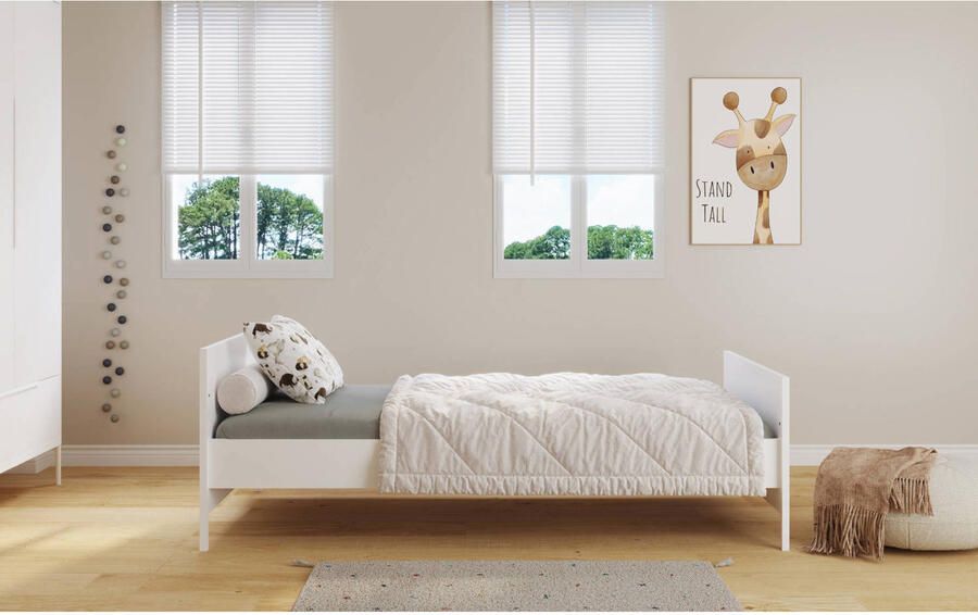 Born Lucky Tienerbed Napels Wit & Santiago Commode - Foto 3