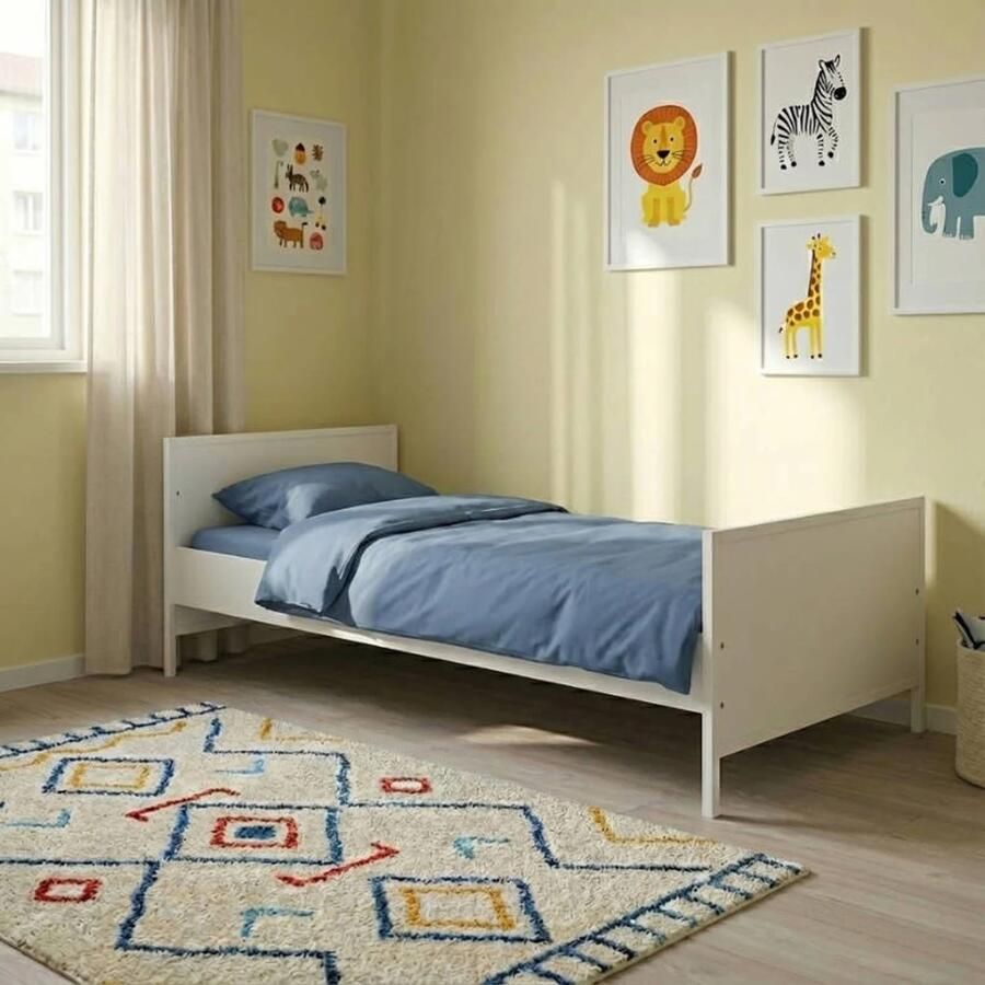 Born Lucky Tienerbed Napels Wit (x cm)
