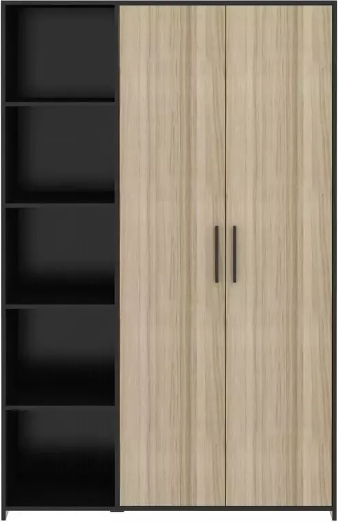 Cabino Kledingkast Zwart Reno - Foto 3