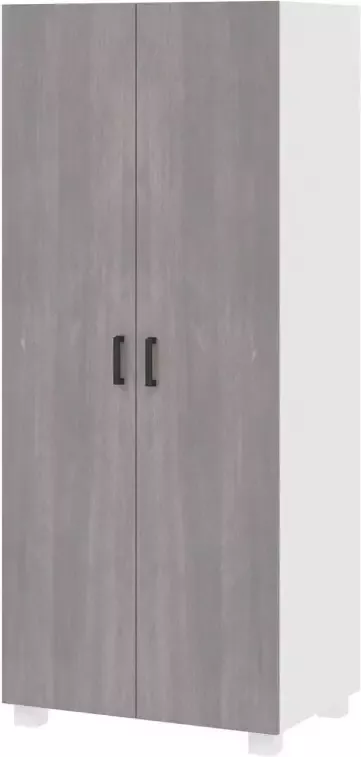 Cabino Kledingkast Fresno Wit&Grijs - Foto 4