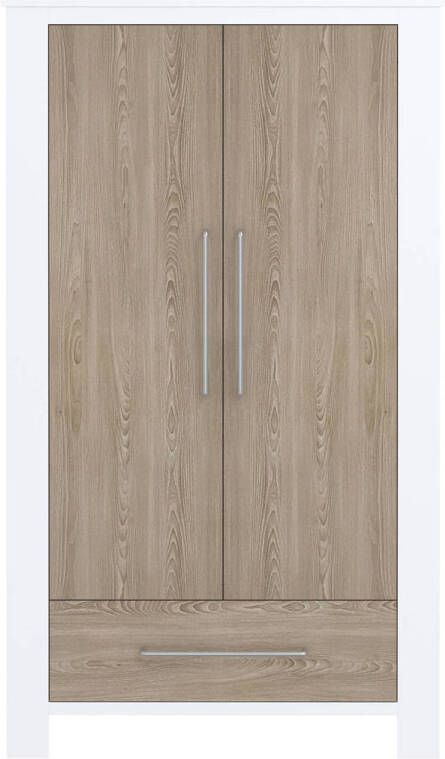 Cabino Baby Kledingkast Garderobekast Noël Wit Eiken - Foto 3