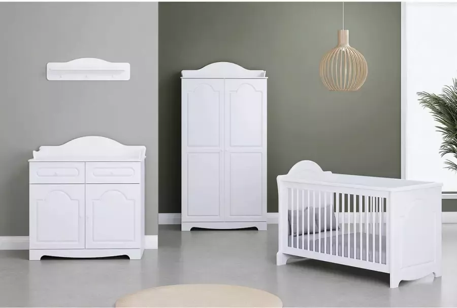 Cabino Babykamer Ohio 3 Delig Wit - Foto 1