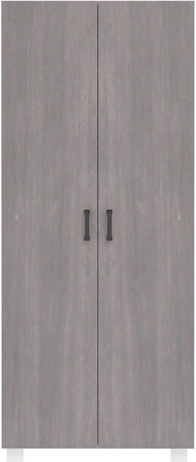 Cabino Kledingkast Fresno Wit&Grijs - Foto 3