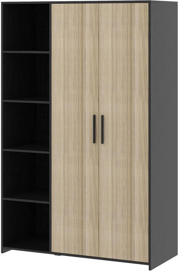 Cabino Kledingkast Zwart Reno - Foto 2