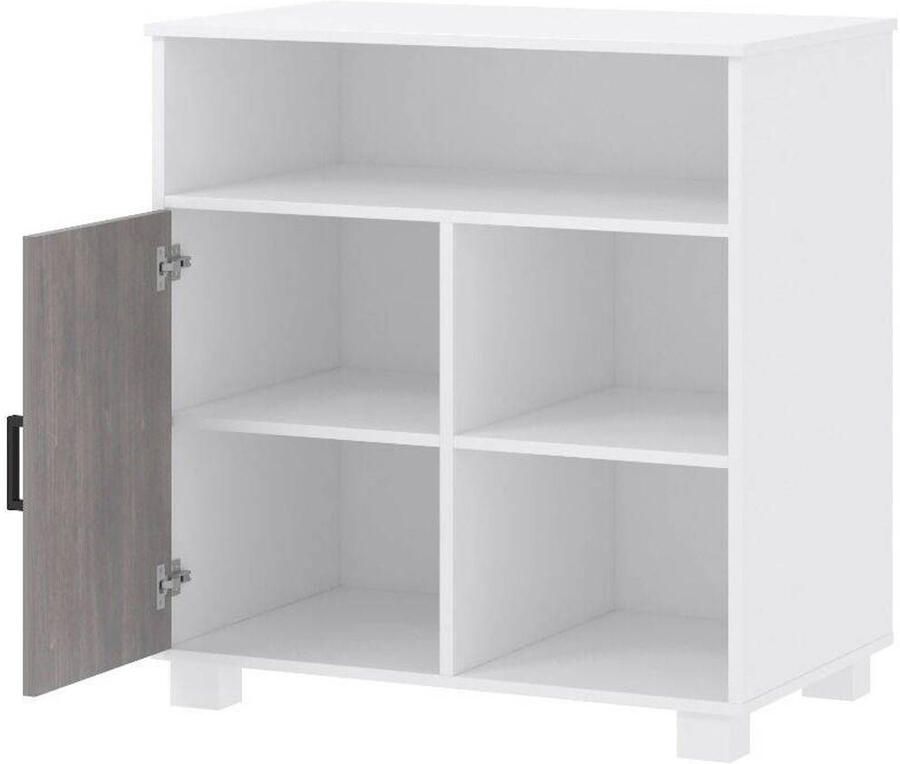 Cabino Babykamer Fresno White Grey (3-delig) - Foto 2