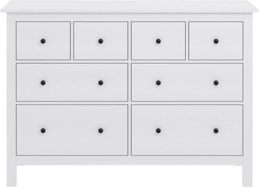 Cabino Babykamer Wit 2 Delig Baby Bed Lola + Commode Bretagne