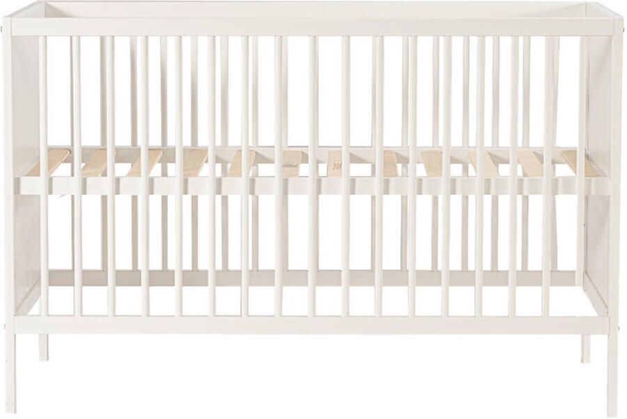 Cabino Babykamer Wit 3 Delig Baby Bed Lola + Commode Texas + Kledingkast Texas