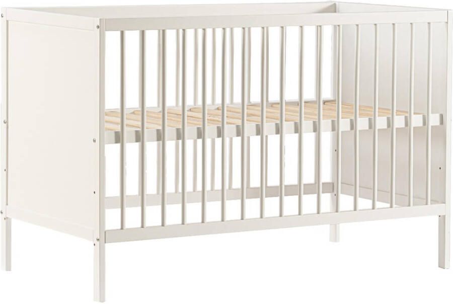 Cabino Babykamer Wit 2 Delig Baby Bed Lola + Commode Texas