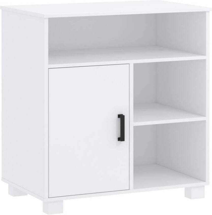 Cabino Babykamer Wit 2 Delig Baby Bed Mees + Commode Mila