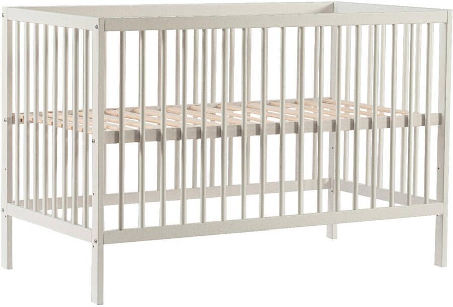 Cabino Babykamer Wit 3 Delig Baby Bed Mees + Commode Texas + Kledingkast Texas - Foto 2