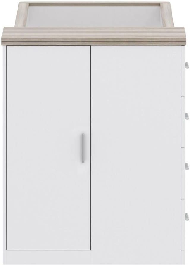 Cabino Combi Ledikant Memphis Wit Grijs - Foto 2