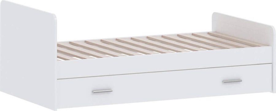 Cabino Meegroei Ledikant Met Lade Sydney Wit 70 x 140 cm