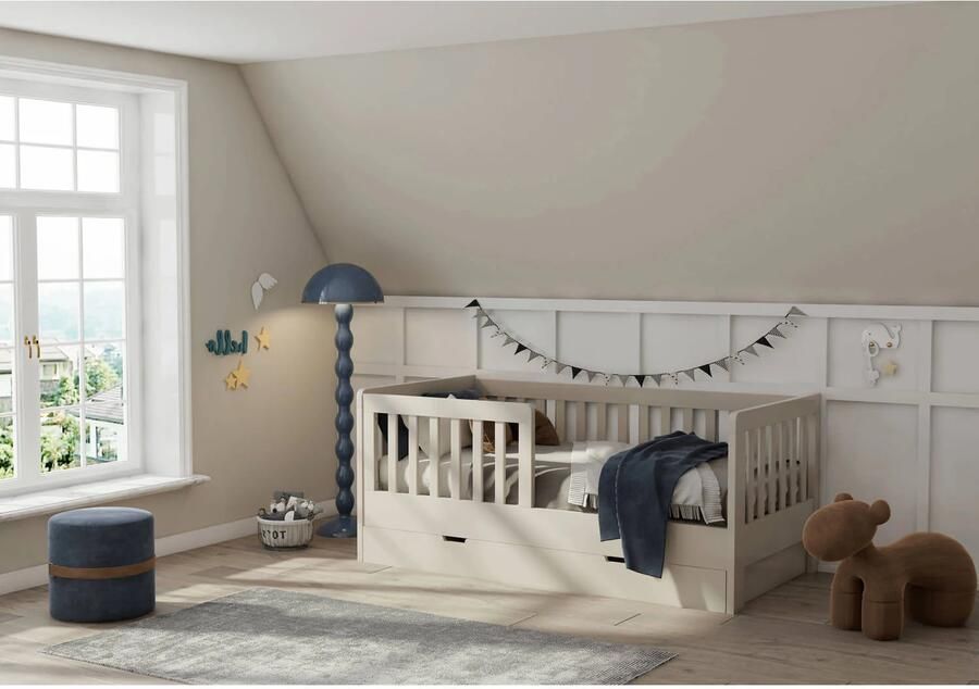 Cabino Peuterbed met lade Joan Clay Joan (70x140 cm)