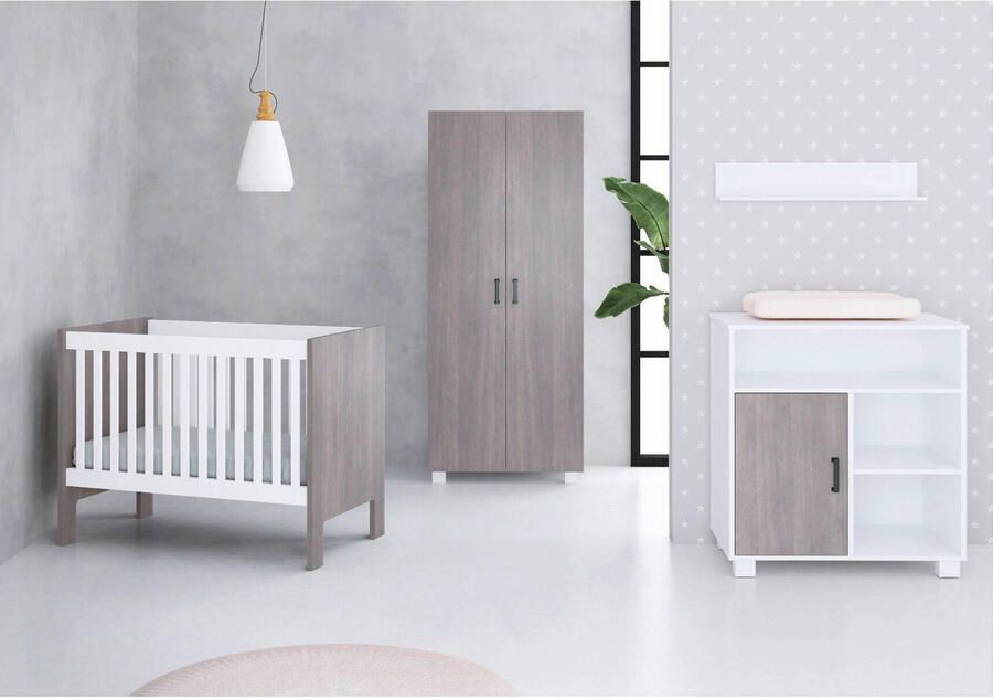 Born Lucky Cabino Wandplank Wandrek Fresno Wit