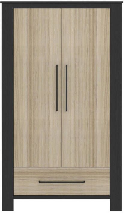 Cabino Kledingkast Zwart Oxford - Foto 3