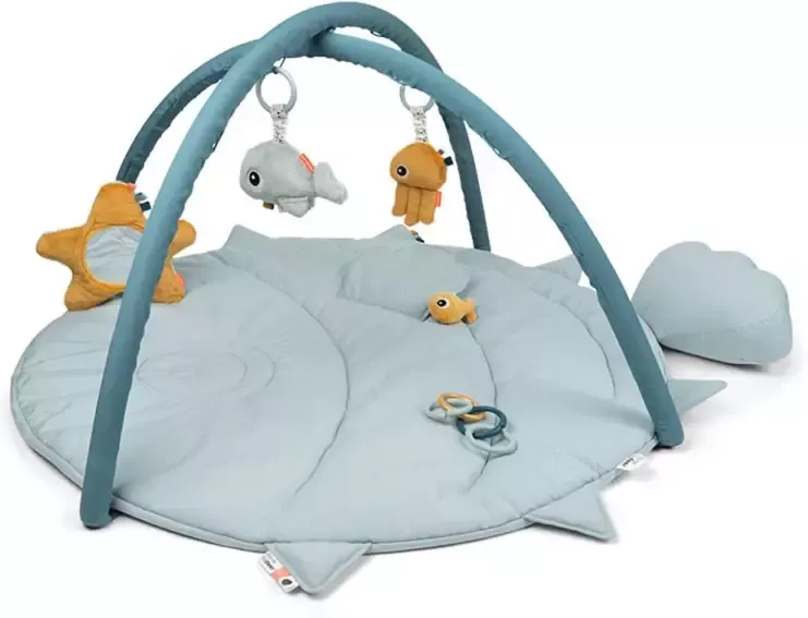 Done by Deer babygym Activity Play mat Sea friends Blue - Foto 3