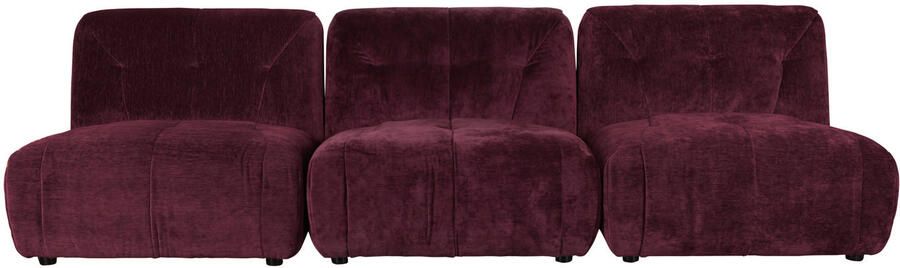 Dutchbone 3-zits Bank Giada Modulair Velvet Plum - Foto 4