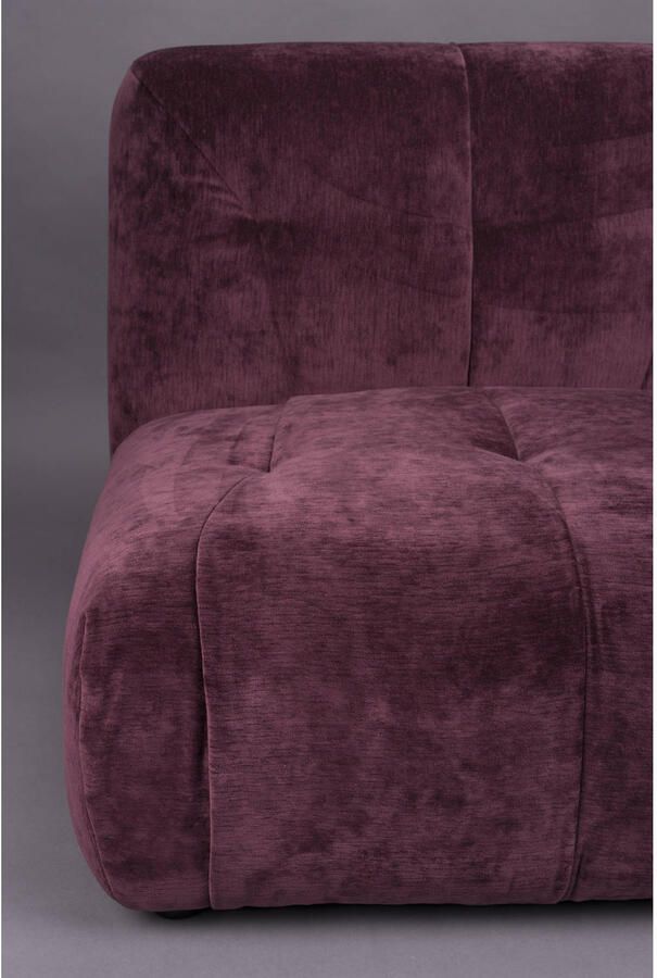 Dutchbone 3-zits Bank Giada Modulair Velvet Plum