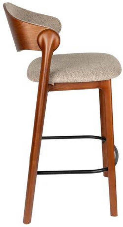 Dutchbone barkruk babington (set van 2) Babington Counter Barkruk 65 cm Walnoot Set van 2 - Foto 3