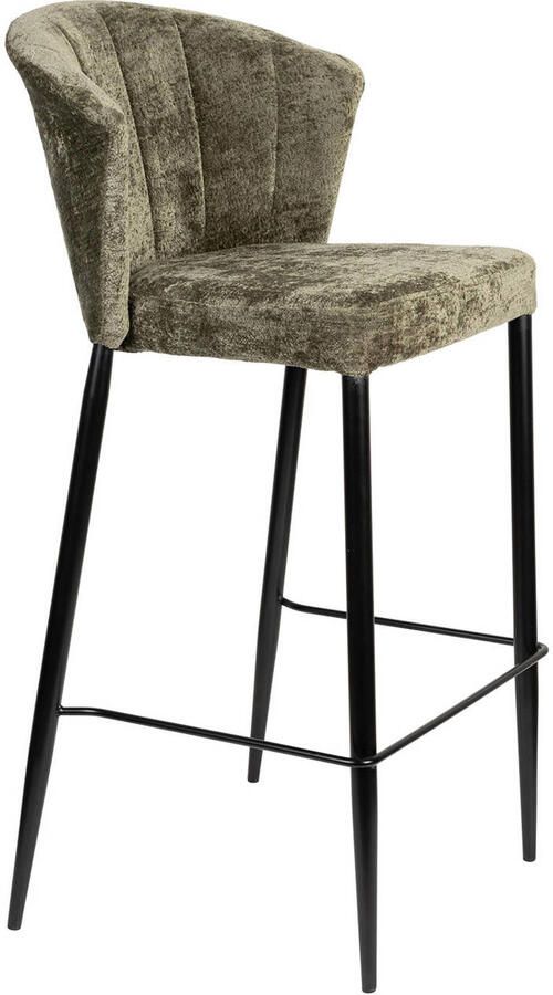 Dutchbone Georgia Kruk Counter| Barkruk Green Set van 2 Groen - Foto 4