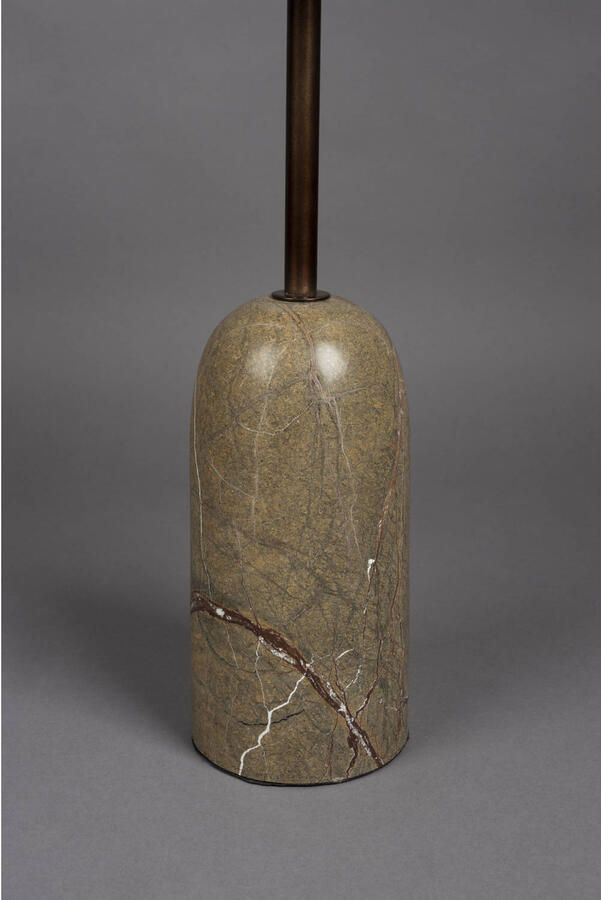 Dutchbone Bijzettafel Rimo Marmer 35 x 35cm Bruin Vierkant - Foto 2