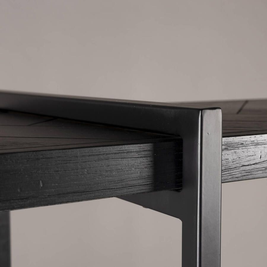 Dutchbone Class Wandkast Wandplanken Hout Zwart