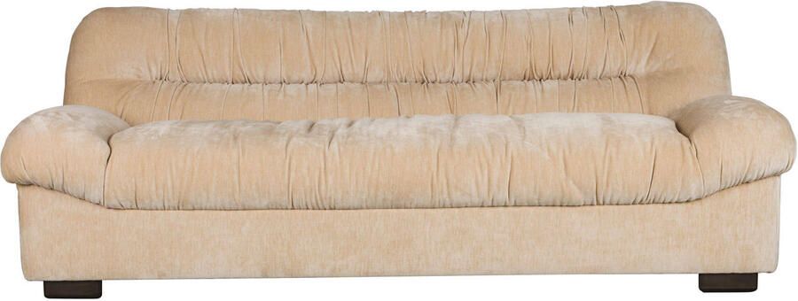 Dutchbone Douglas 3-zitsbank Velours Beige - Foto 4
