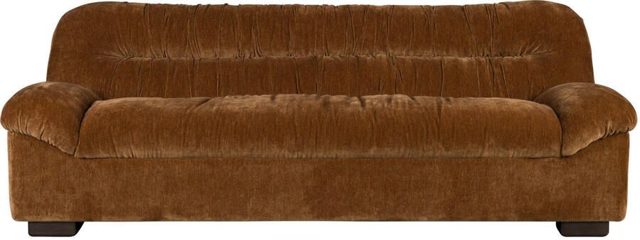 Dutchbone Douglas 3-zitsbank Velours Cognac Bruin - Foto 4