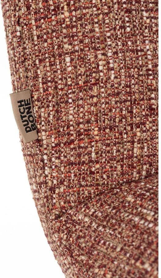 Dutchbone draaibare fauteuil Bar rood - Foto 3