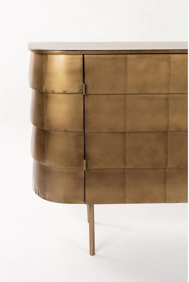 Dutchbone Hanna Dressoir Wandkast 117 cm Goud - Foto 4