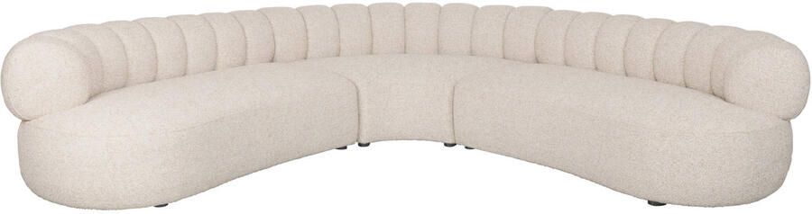 Dutchbone Duvane 7-Zitsbank Hoekbank Beige - Foto 2