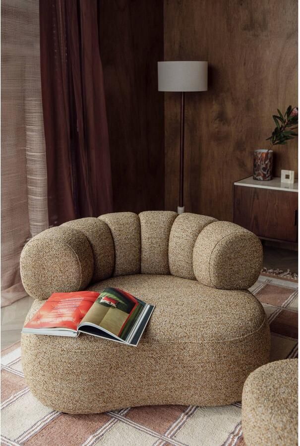 Dutchbone Duvane Fauteuil Bruin - Foto 2